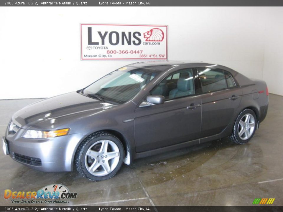 2005 Acura TL 3.2 Anthracite Metallic / Quartz Photo #1