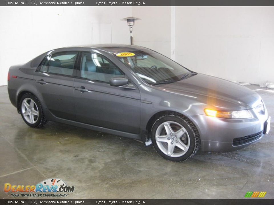 2005 Acura TL 3.2 Anthracite Metallic / Quartz Photo #3