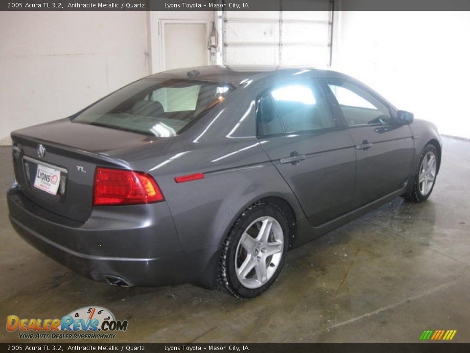 2005 Acura TL 3.2 Anthracite Metallic / Quartz Photo #4