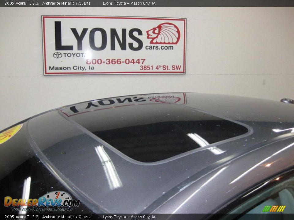 2005 Acura TL 3.2 Anthracite Metallic / Quartz Photo #8