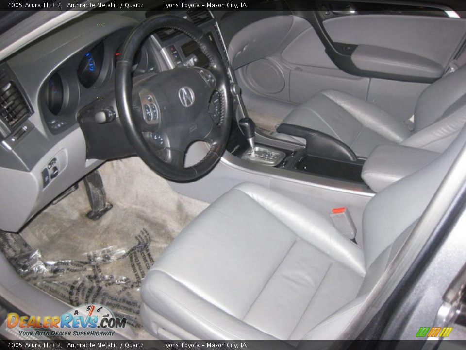 2005 Acura TL 3.2 Anthracite Metallic / Quartz Photo #9