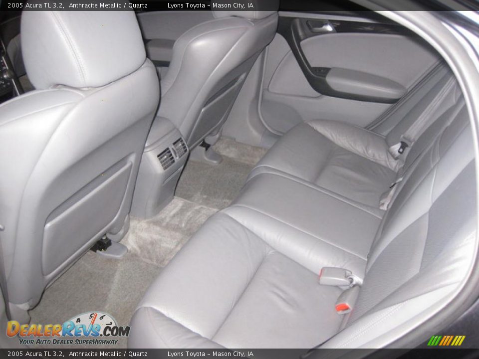 2005 Acura TL 3.2 Anthracite Metallic / Quartz Photo #10