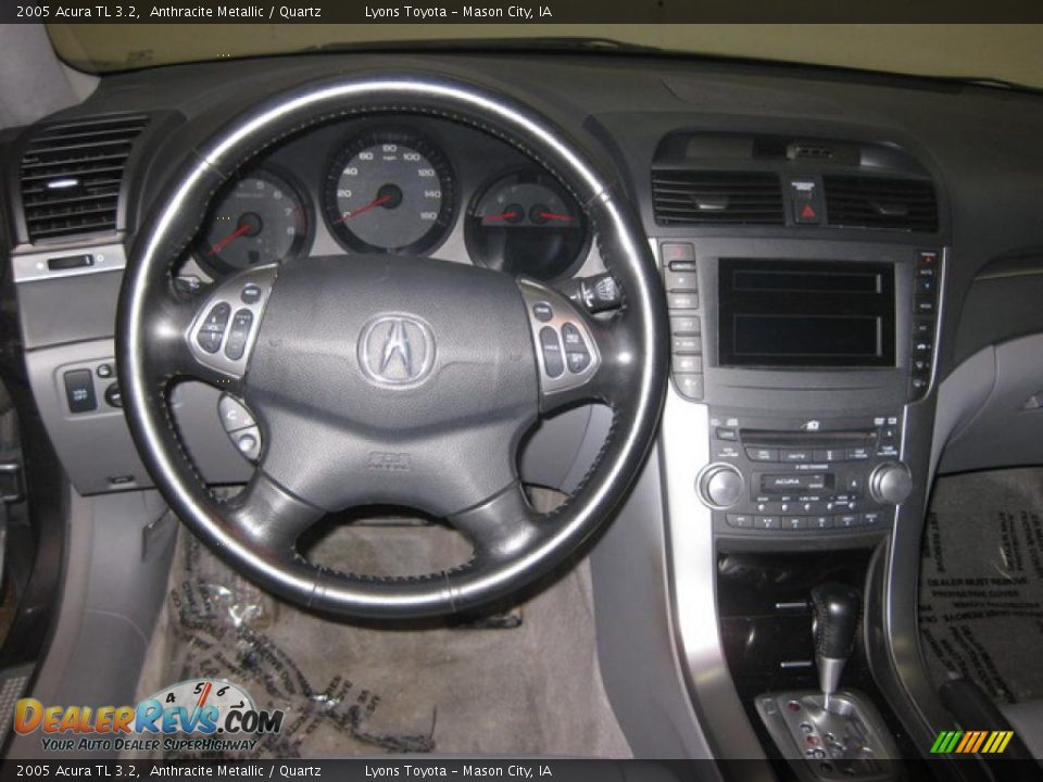 2005 Acura TL 3.2 Anthracite Metallic / Quartz Photo #11