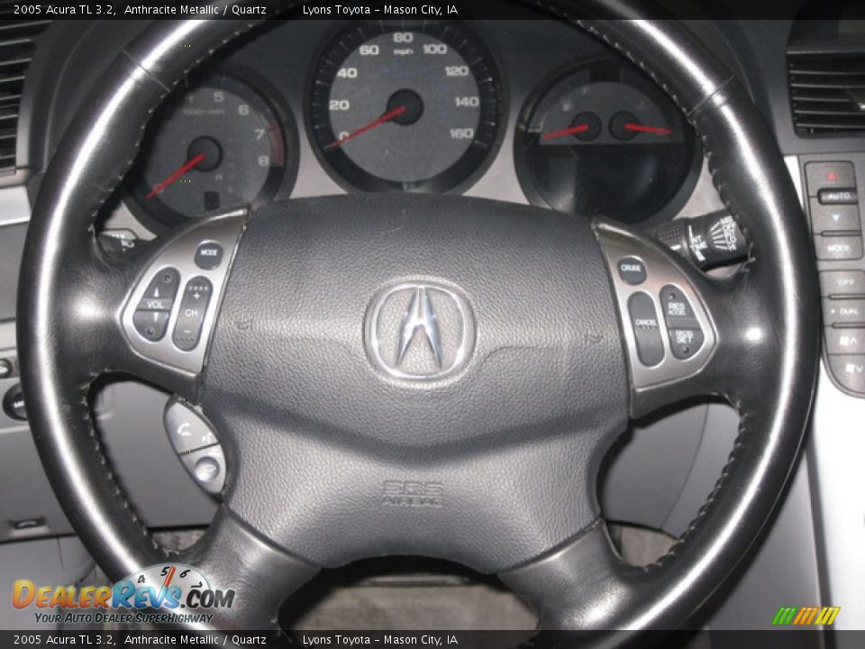 2005 Acura TL 3.2 Anthracite Metallic / Quartz Photo #12