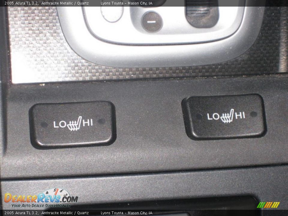 2005 Acura TL 3.2 Anthracite Metallic / Quartz Photo #15