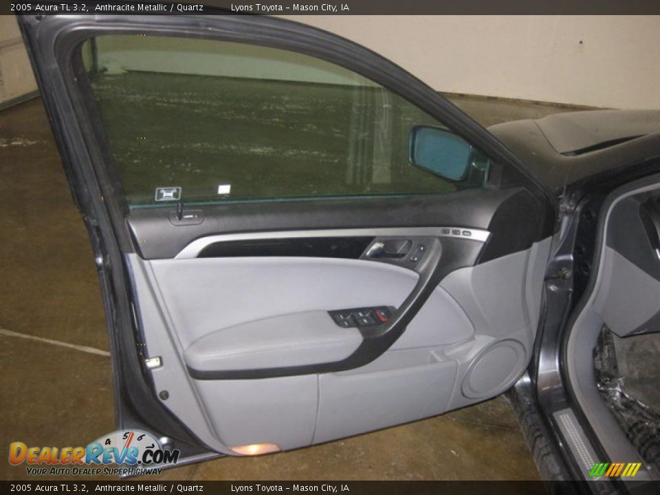 2005 Acura TL 3.2 Anthracite Metallic / Quartz Photo #16