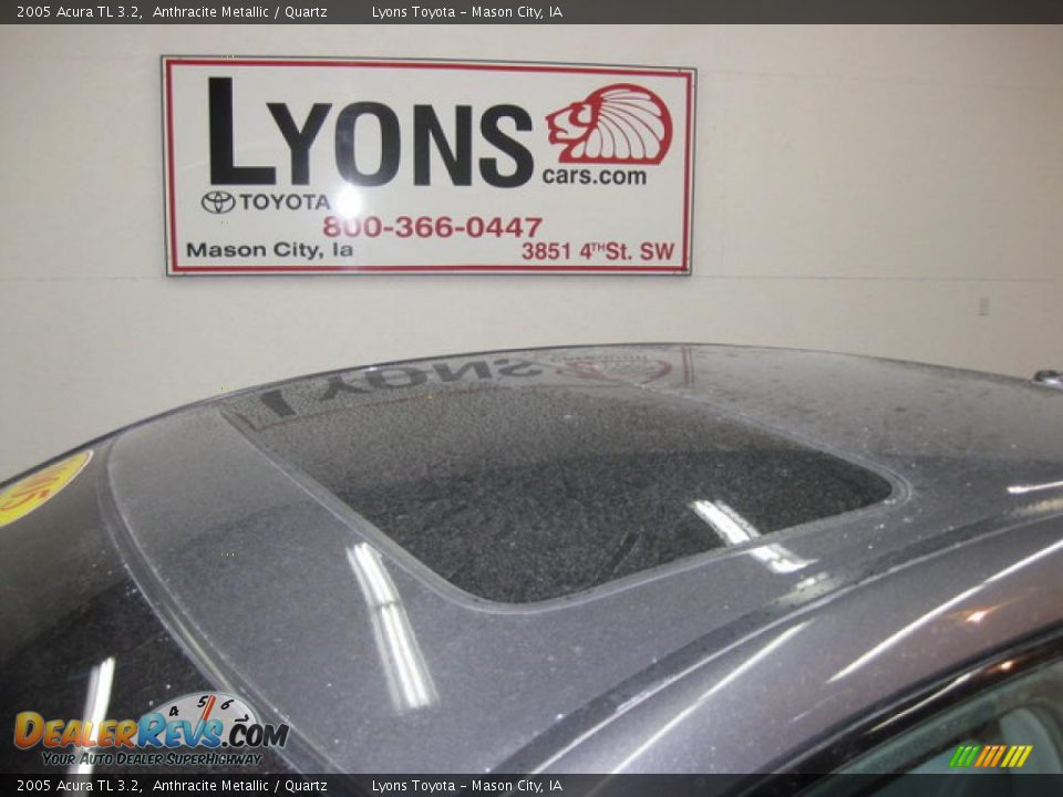 2005 Acura TL 3.2 Anthracite Metallic / Quartz Photo #17