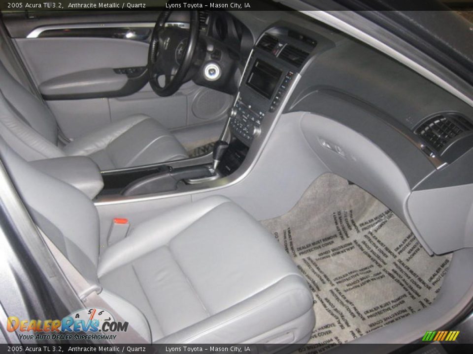 2005 Acura TL 3.2 Anthracite Metallic / Quartz Photo #18