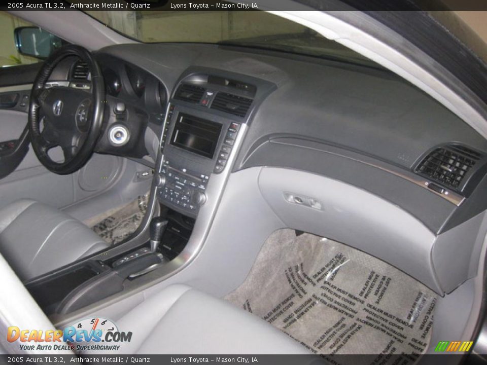 2005 Acura TL 3.2 Anthracite Metallic / Quartz Photo #19