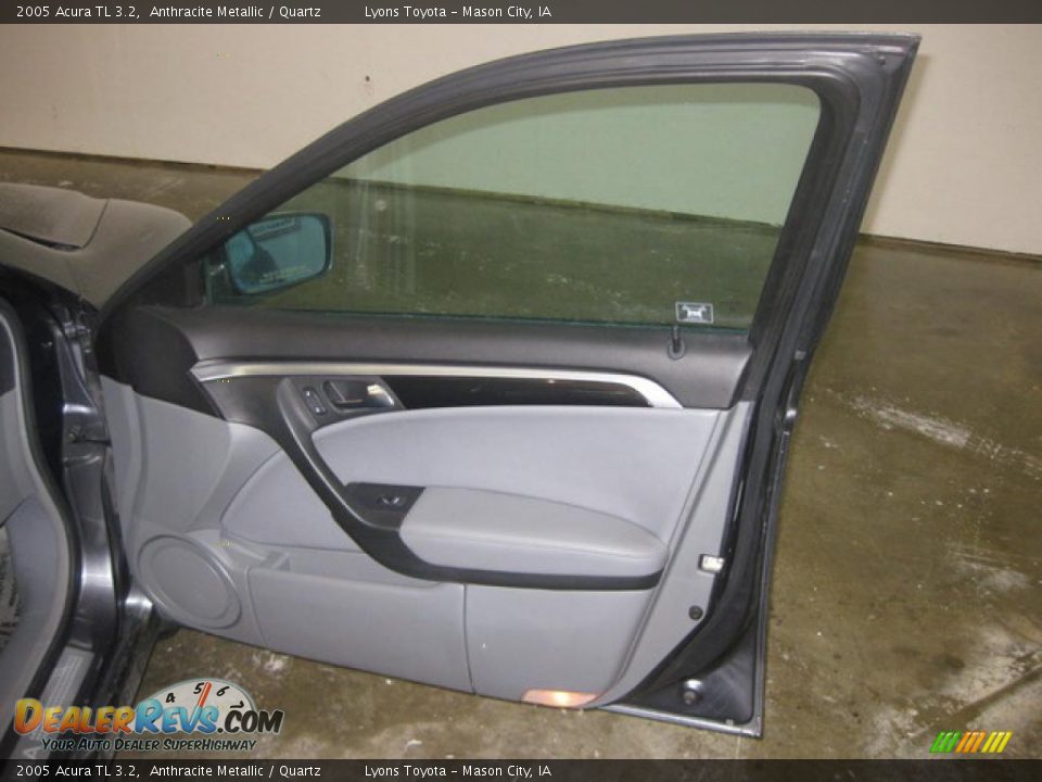 2005 Acura TL 3.2 Anthracite Metallic / Quartz Photo #20