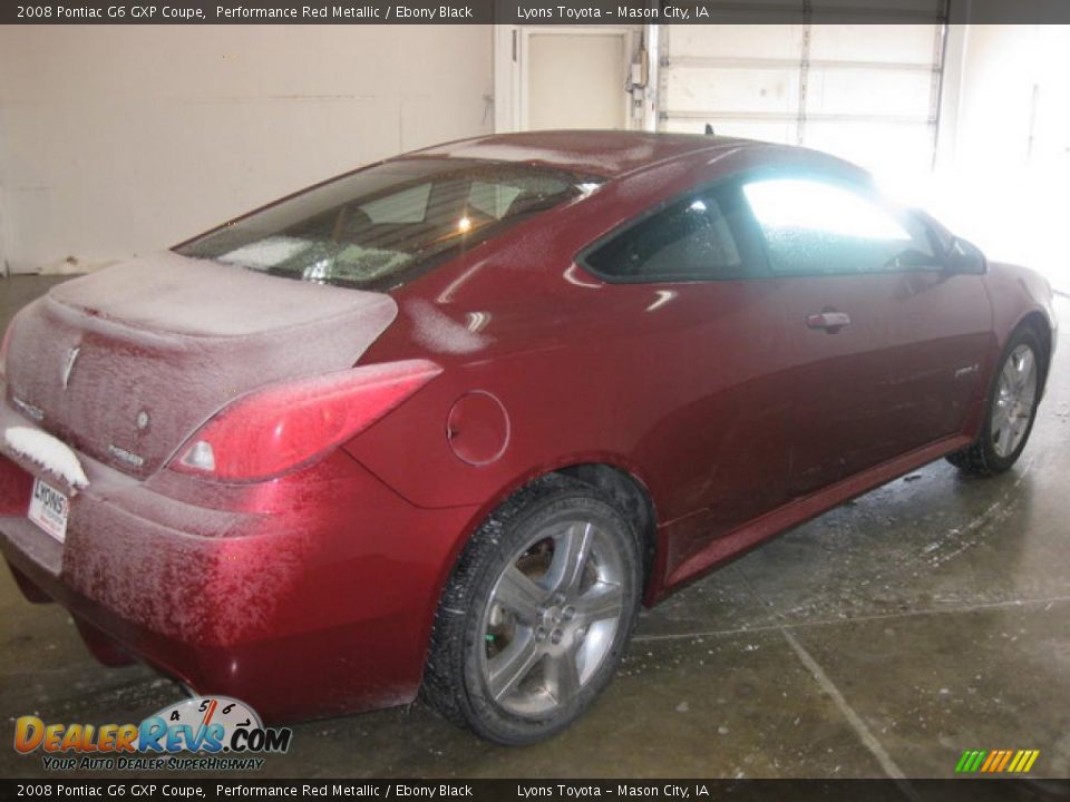 2008 Pontiac G6 GXP Coupe Performance Red Metallic / Ebony Black Photo #4