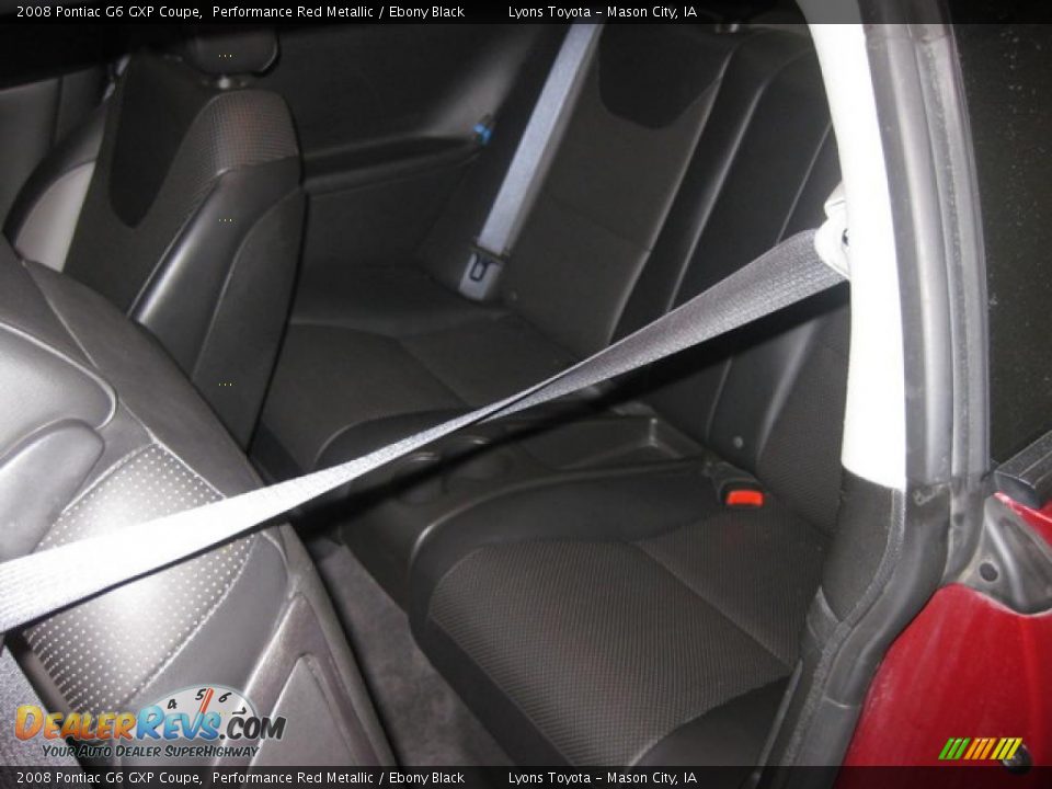 2008 Pontiac G6 GXP Coupe Performance Red Metallic / Ebony Black Photo #7