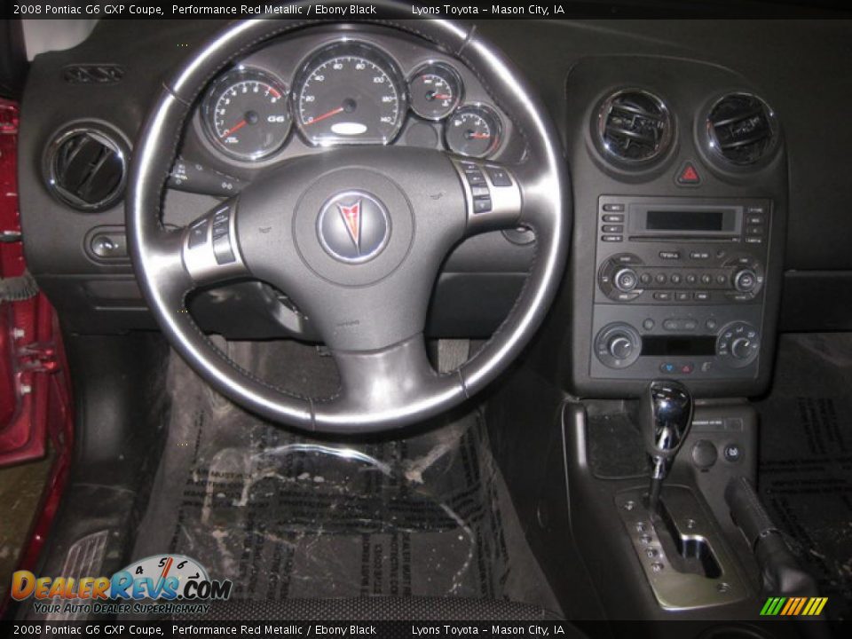 2008 Pontiac G6 GXP Coupe Performance Red Metallic / Ebony Black Photo #8