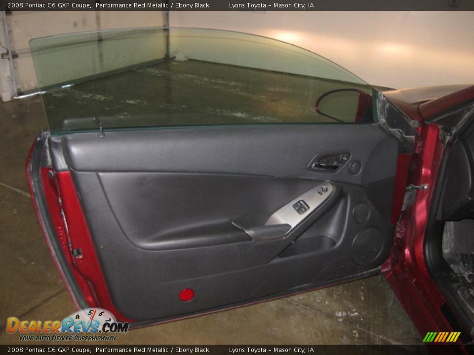 2008 Pontiac G6 GXP Coupe Performance Red Metallic / Ebony Black Photo #12