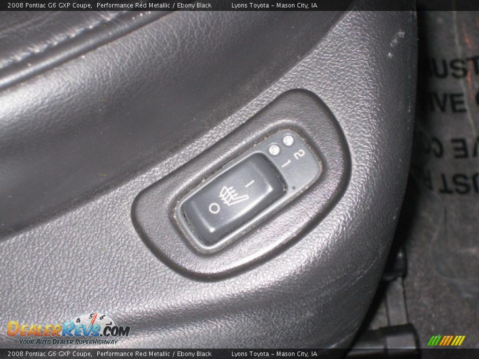 2008 Pontiac G6 GXP Coupe Performance Red Metallic / Ebony Black Photo #15