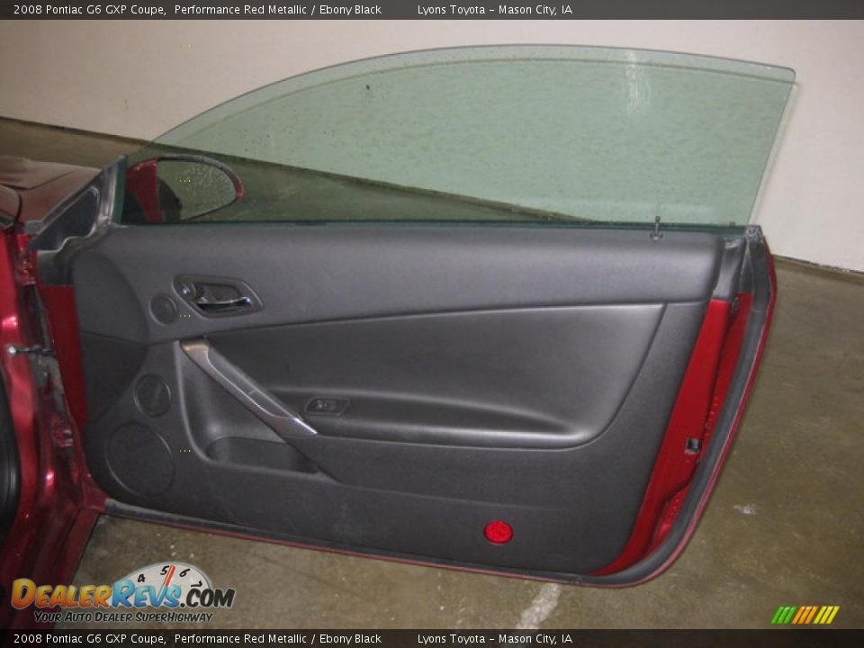 2008 Pontiac G6 GXP Coupe Performance Red Metallic / Ebony Black Photo #17