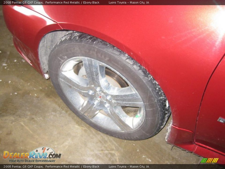 2008 Pontiac G6 GXP Coupe Performance Red Metallic / Ebony Black Photo #19