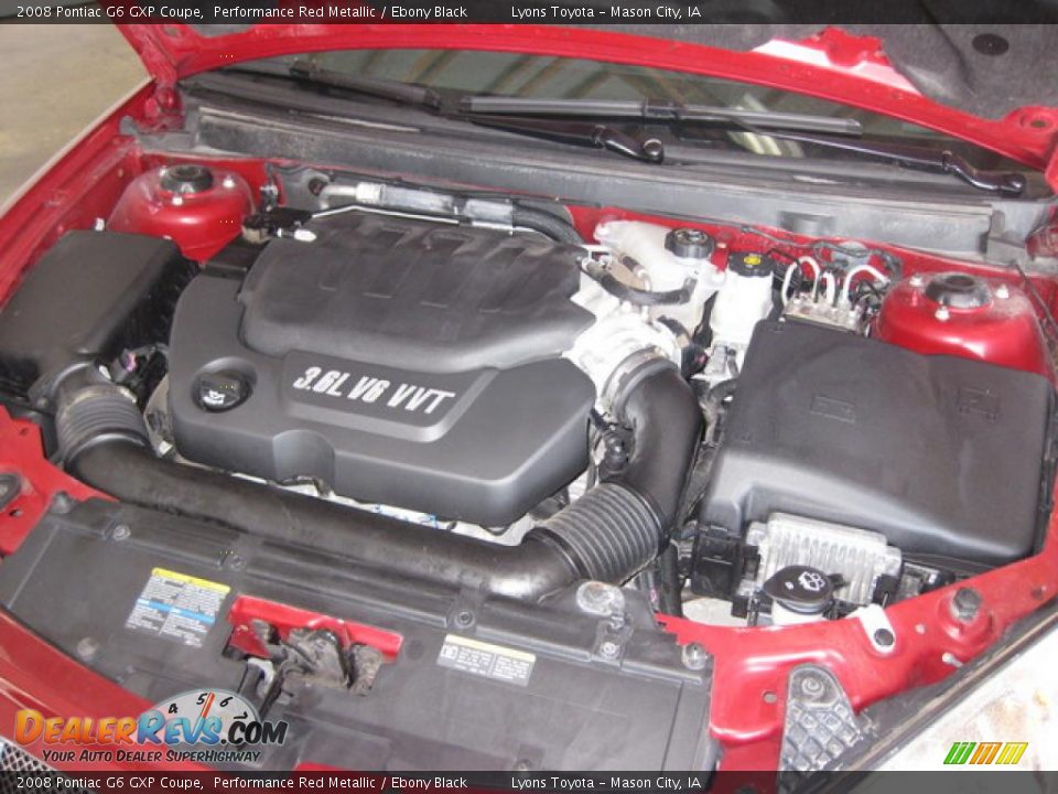 2008 Pontiac G6 GXP Coupe Performance Red Metallic / Ebony Black Photo #20