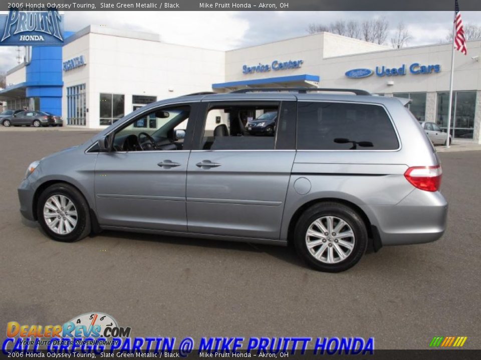 2006 Honda Odyssey Touring Slate Green Metallic / Black Photo #1