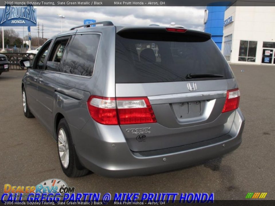 2006 Honda Odyssey Touring Slate Green Metallic / Black Photo #2
