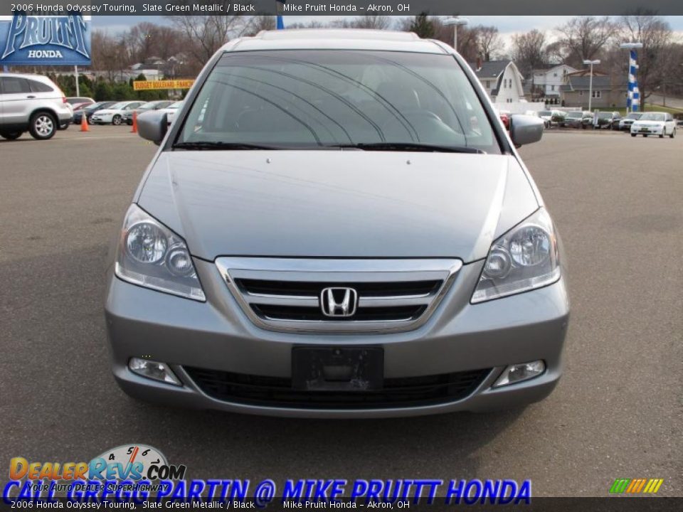 2006 Honda Odyssey Touring Slate Green Metallic / Black Photo #4