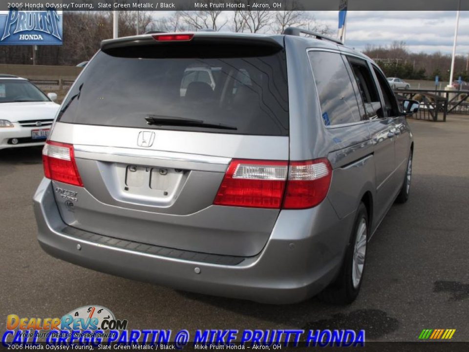 2006 Honda Odyssey Touring Slate Green Metallic / Black Photo #7