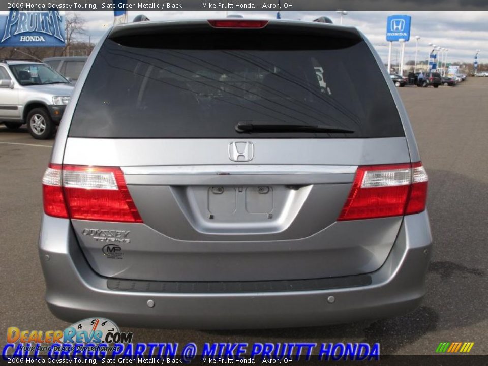 2006 Honda Odyssey Touring Slate Green Metallic / Black Photo #8