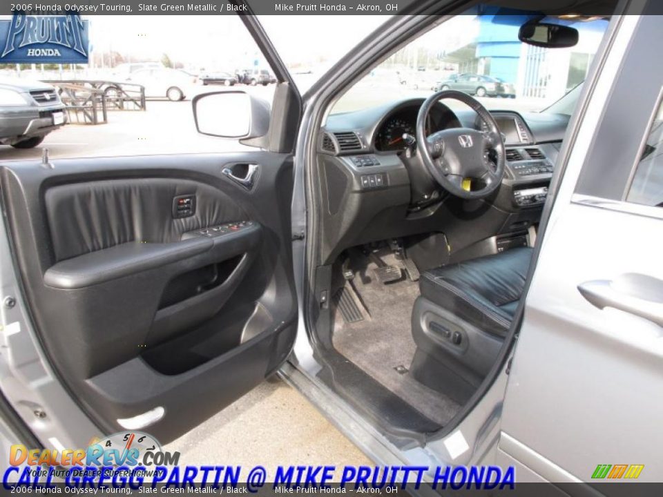 2006 Honda Odyssey Touring Slate Green Metallic / Black Photo #11