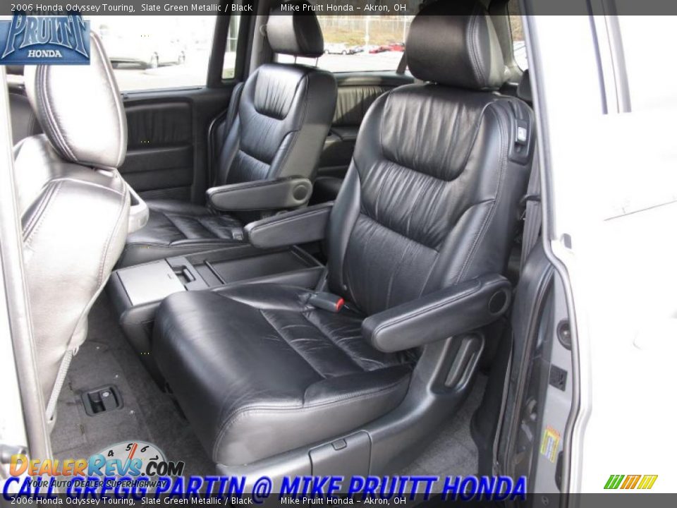 2006 Honda Odyssey Touring Slate Green Metallic / Black Photo #13