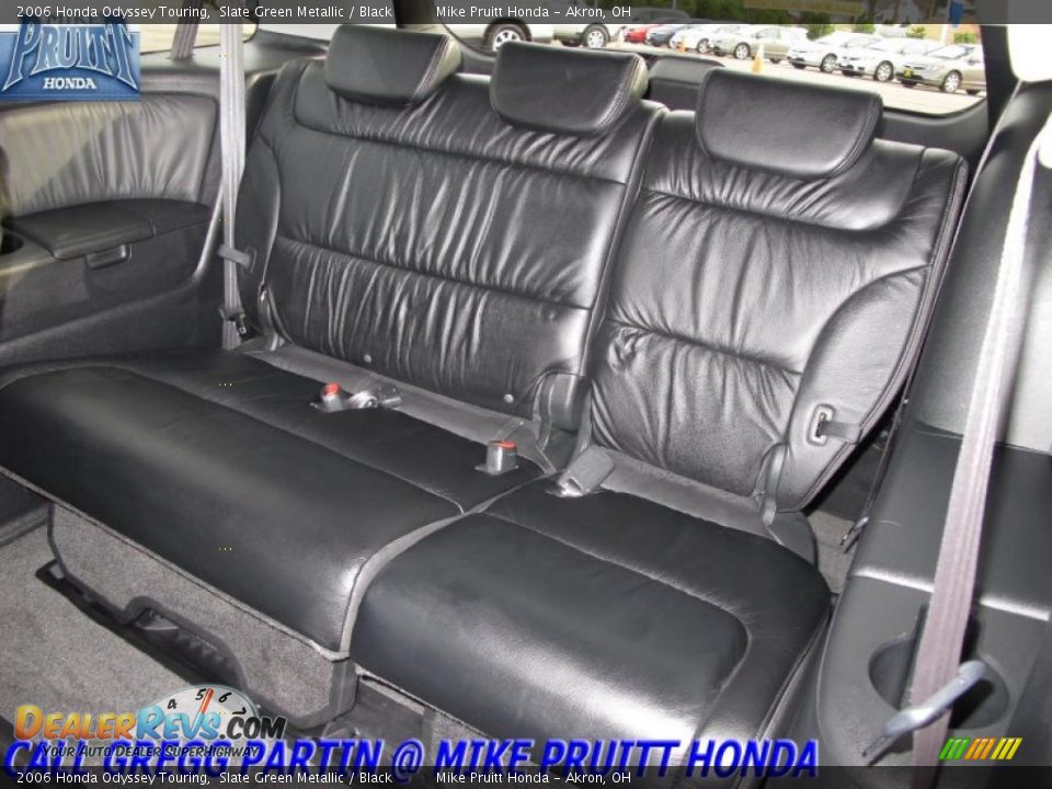 2006 Honda Odyssey Touring Slate Green Metallic / Black Photo #14