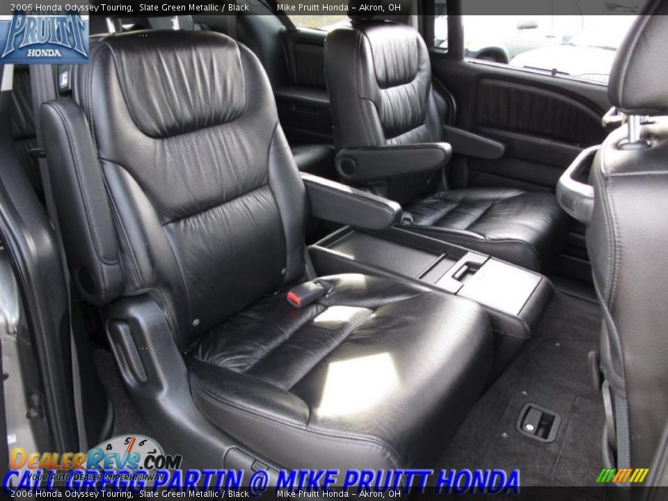 2006 Honda Odyssey Touring Slate Green Metallic / Black Photo #15