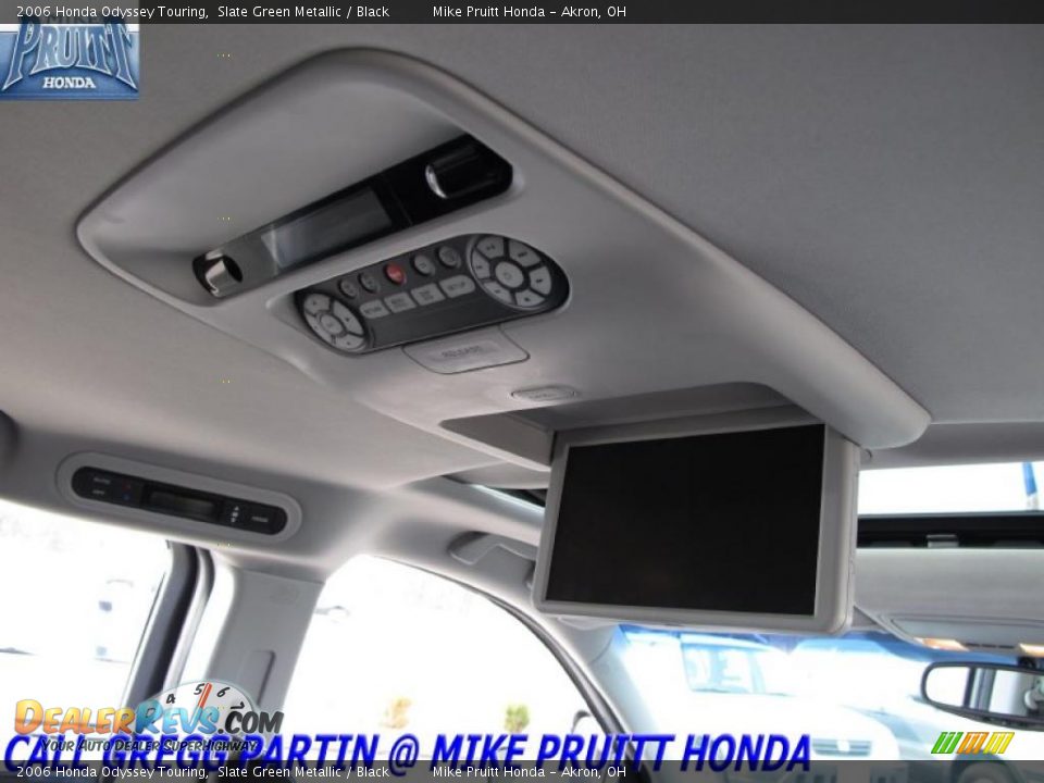 2006 Honda Odyssey Touring Slate Green Metallic / Black Photo #16