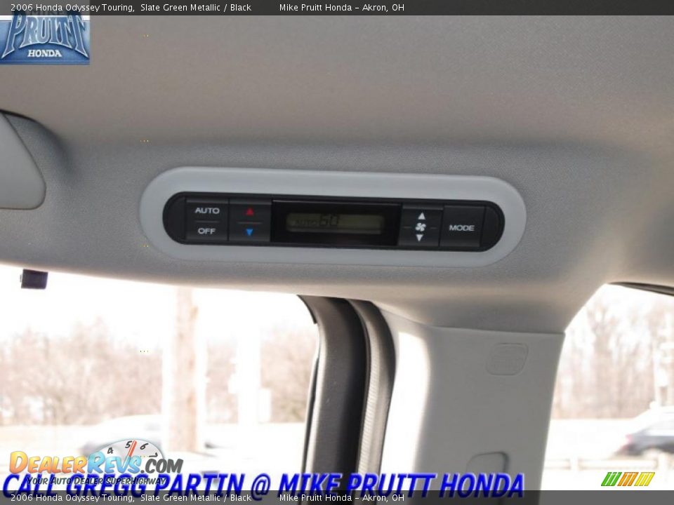 2006 Honda Odyssey Touring Slate Green Metallic / Black Photo #17