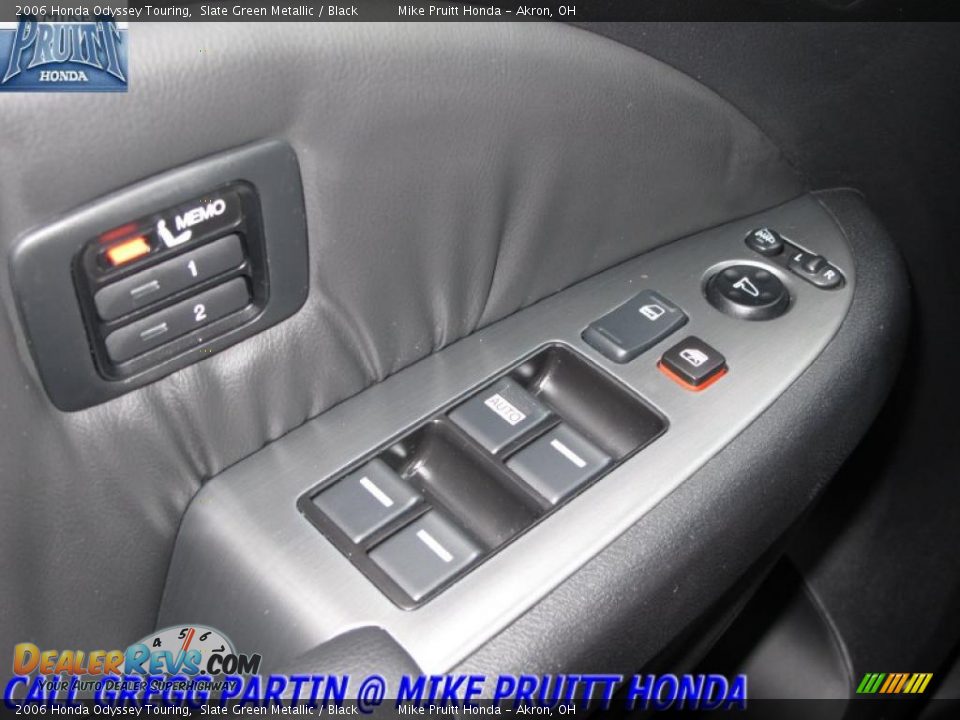 2006 Honda Odyssey Touring Slate Green Metallic / Black Photo #23