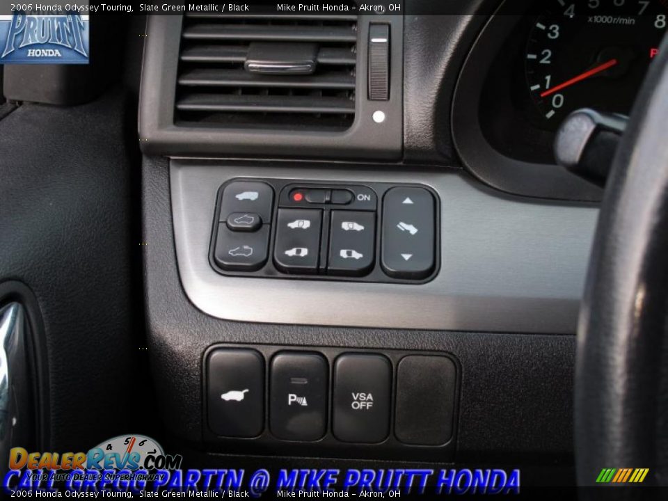 2006 Honda Odyssey Touring Slate Green Metallic / Black Photo #24
