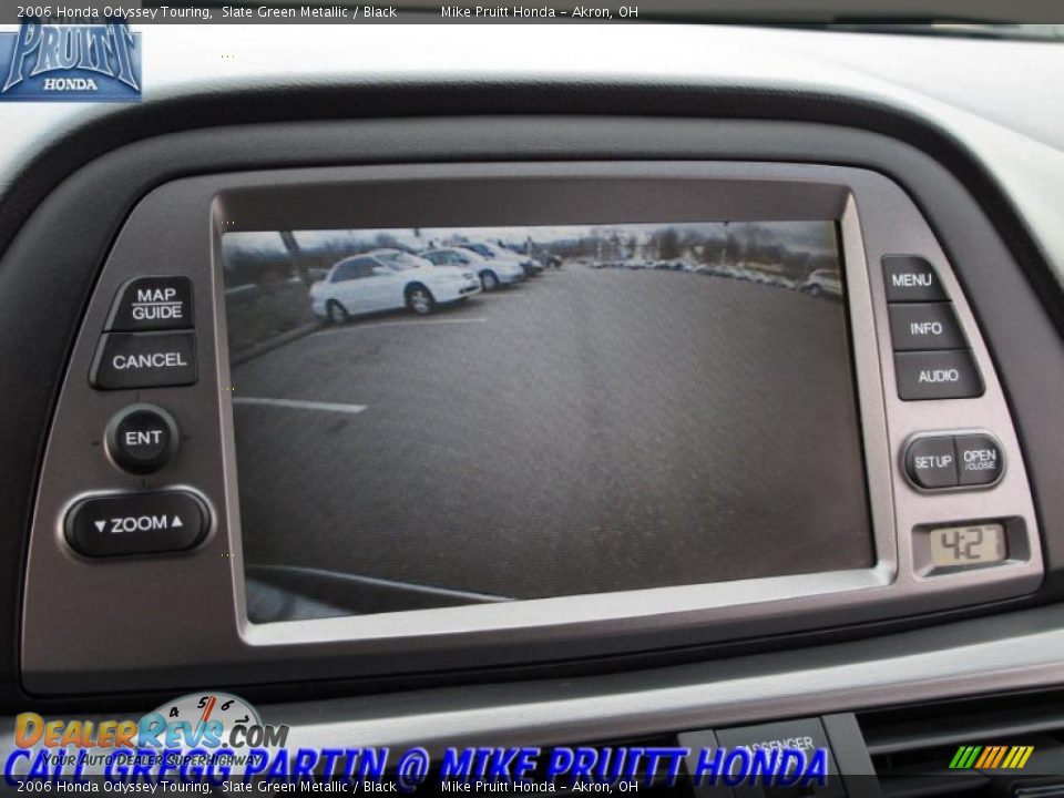 2006 Honda Odyssey Touring Slate Green Metallic / Black Photo #27