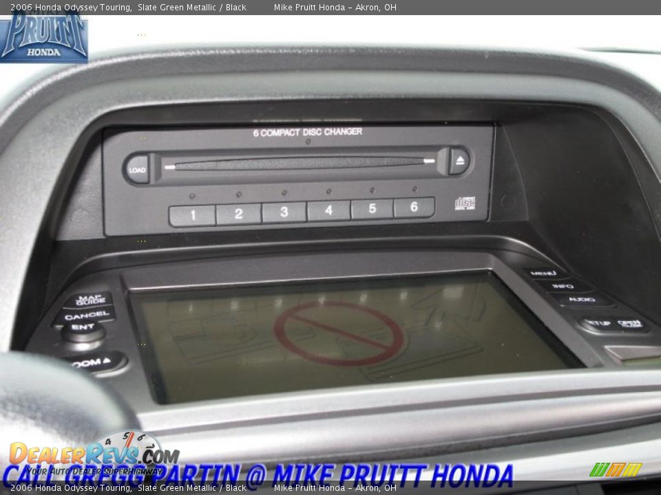 2006 Honda Odyssey Touring Slate Green Metallic / Black Photo #28