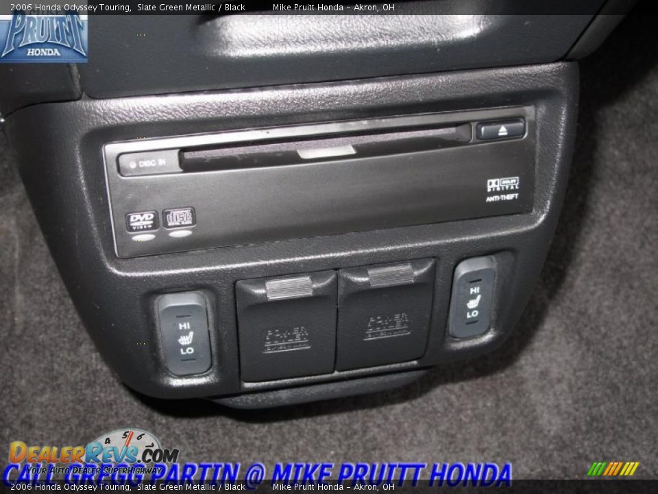 2006 Honda Odyssey Touring Slate Green Metallic / Black Photo #30