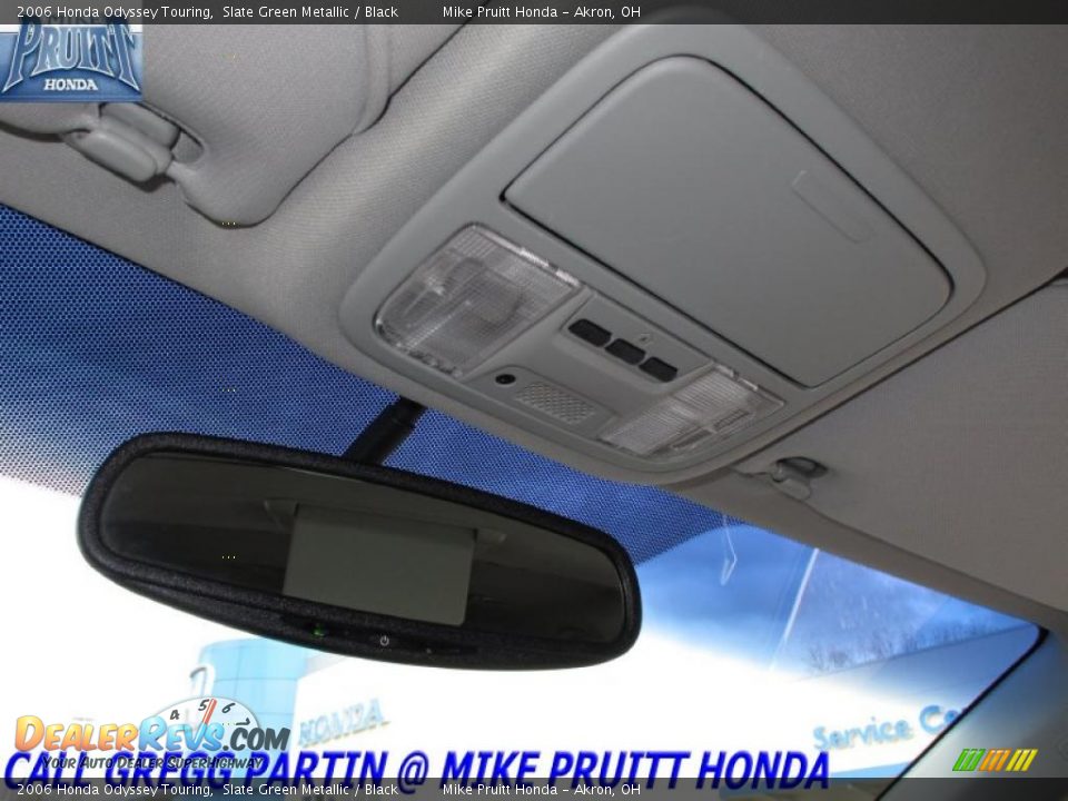 2006 Honda Odyssey Touring Slate Green Metallic / Black Photo #32