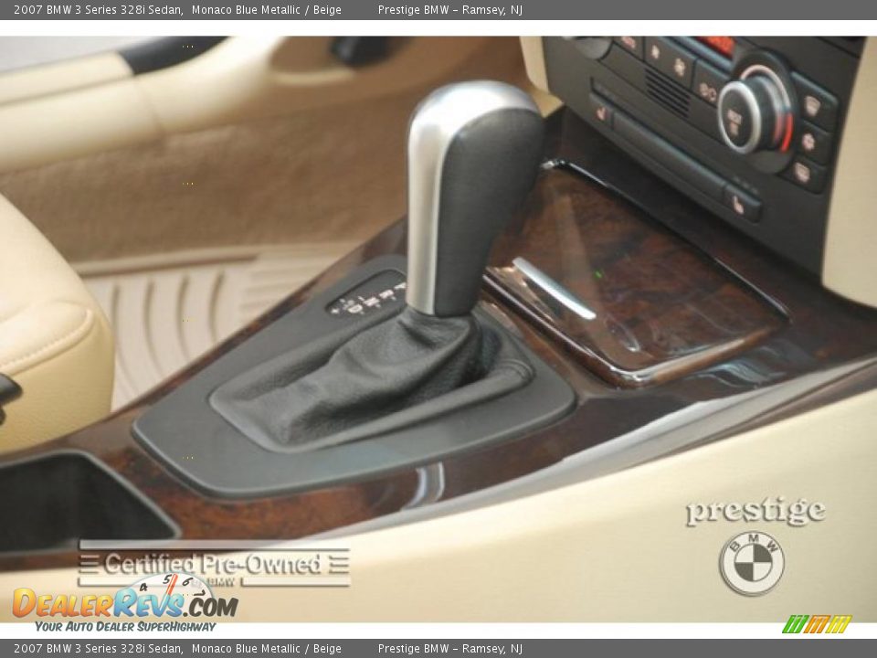 2007 BMW 3 Series 328i Sedan Monaco Blue Metallic / Beige Photo #15