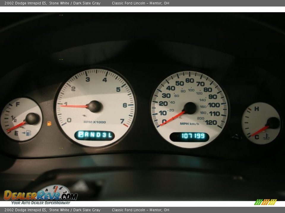 2002 Dodge Intrepid ES Stone White / Dark Slate Gray Photo #12