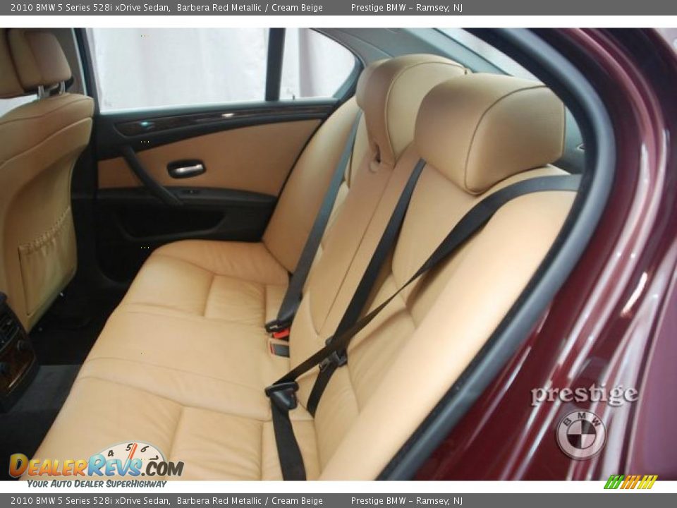 2010 BMW 5 Series 528i xDrive Sedan Barbera Red Metallic / Cream Beige Photo #6