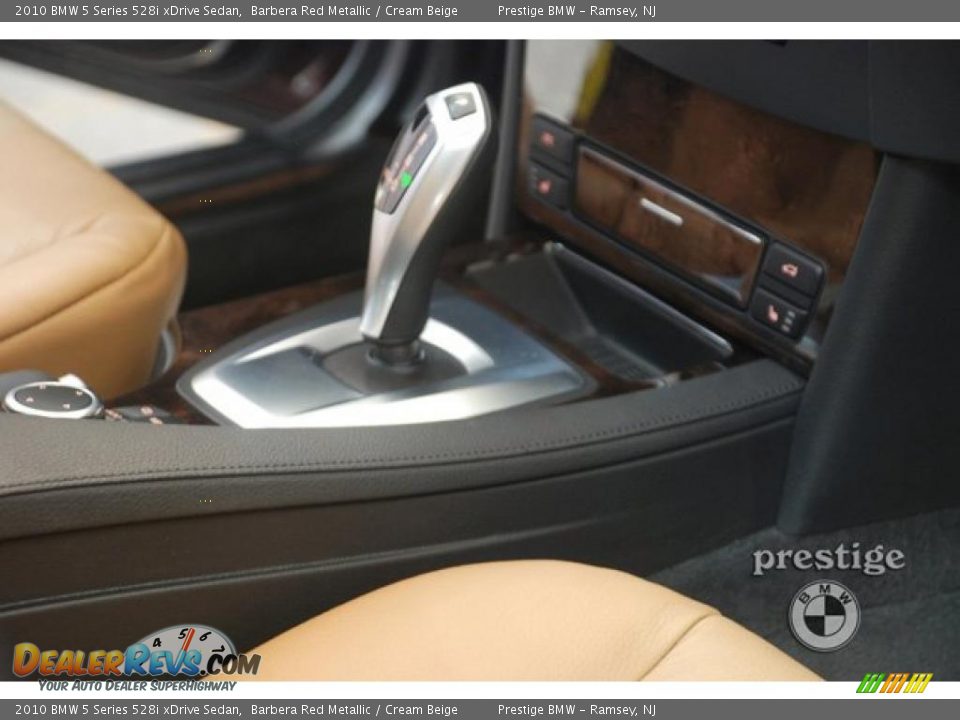 2010 BMW 5 Series 528i xDrive Sedan Barbera Red Metallic / Cream Beige Photo #15