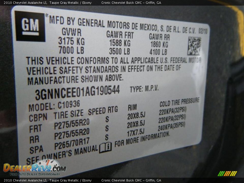 2010 Chevrolet Avalanche LS Taupe Gray Metallic / Ebony Photo #21