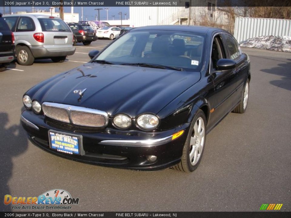 2006 Jaguar X-Type 3.0 Ebony Black / Warm Charcoal Photo #1
