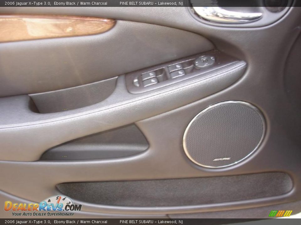 2006 Jaguar X-Type 3.0 Ebony Black / Warm Charcoal Photo #10