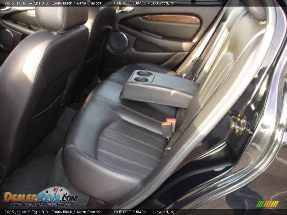 2006 Jaguar X-Type 3.0 Ebony Black / Warm Charcoal Photo #12