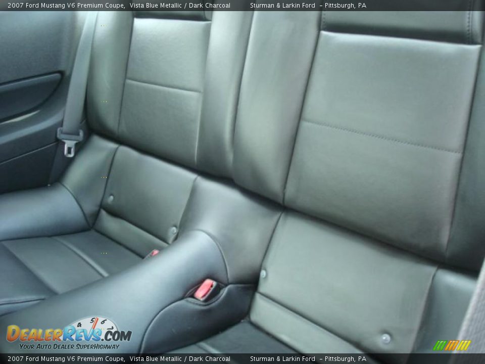 2007 Ford Mustang V6 Premium Coupe Vista Blue Metallic / Dark Charcoal Photo #8