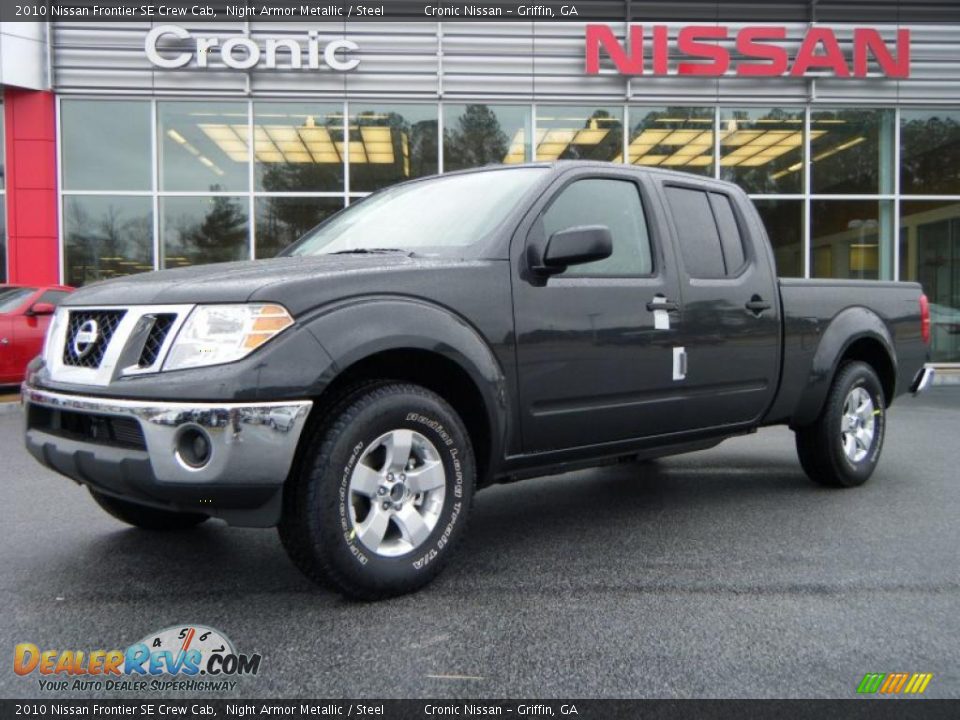 2010 Nissan Frontier SE Crew Cab Night Armor Metallic / Steel Photo #1