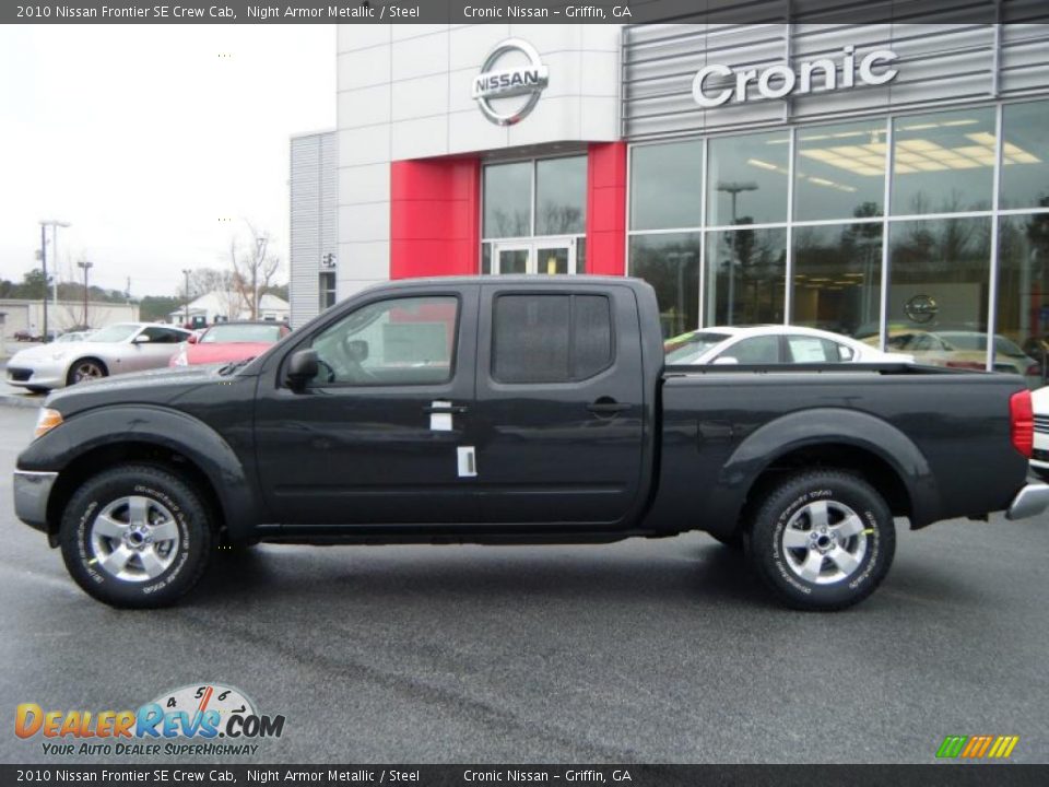 2010 Nissan Frontier SE Crew Cab Night Armor Metallic / Steel Photo #2